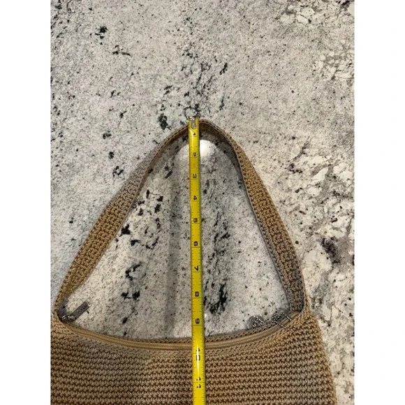 The Sak Sequoia Women's Handbag Brown Crochet Pockets Shoulder Strap Hobo Bag - Picture 9 of 9